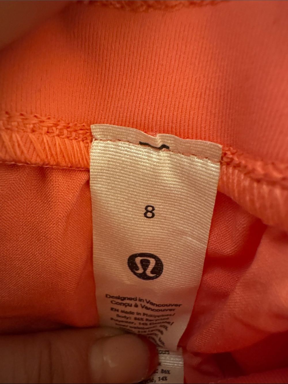 lululemon athletica Coral Pink Wide-Leg Track Pants - Picture 3 of 4